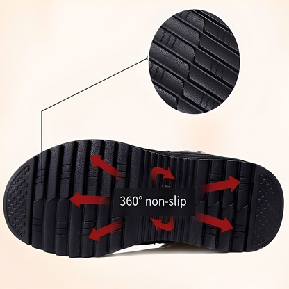 Fien - Bottes orthopédiques en cuir véritable pour femmes