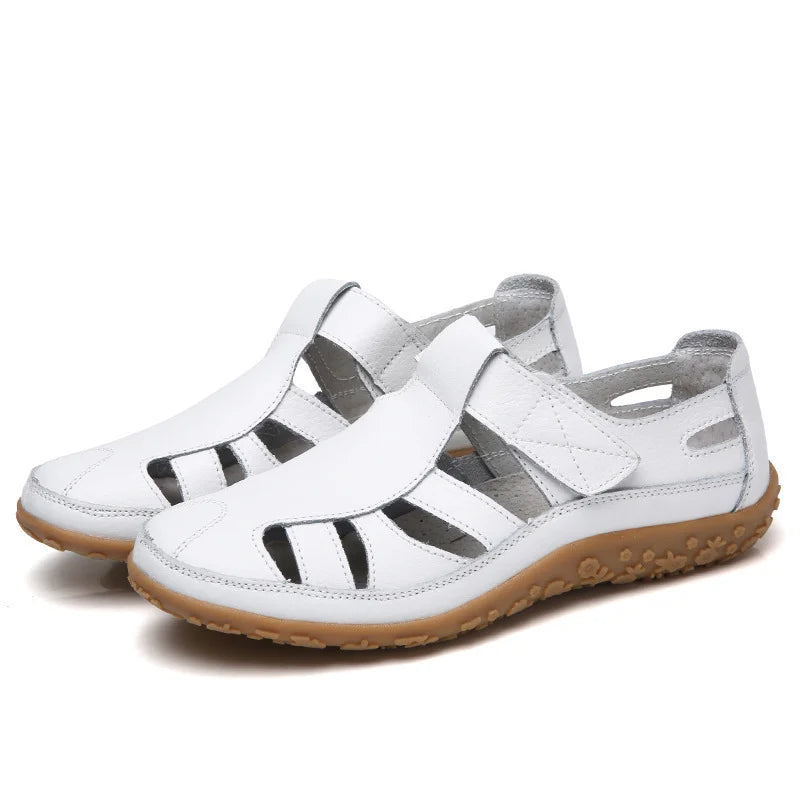 Marshana - Sandales confortables antidérapantes pour femmes, avec soutien orthopédique