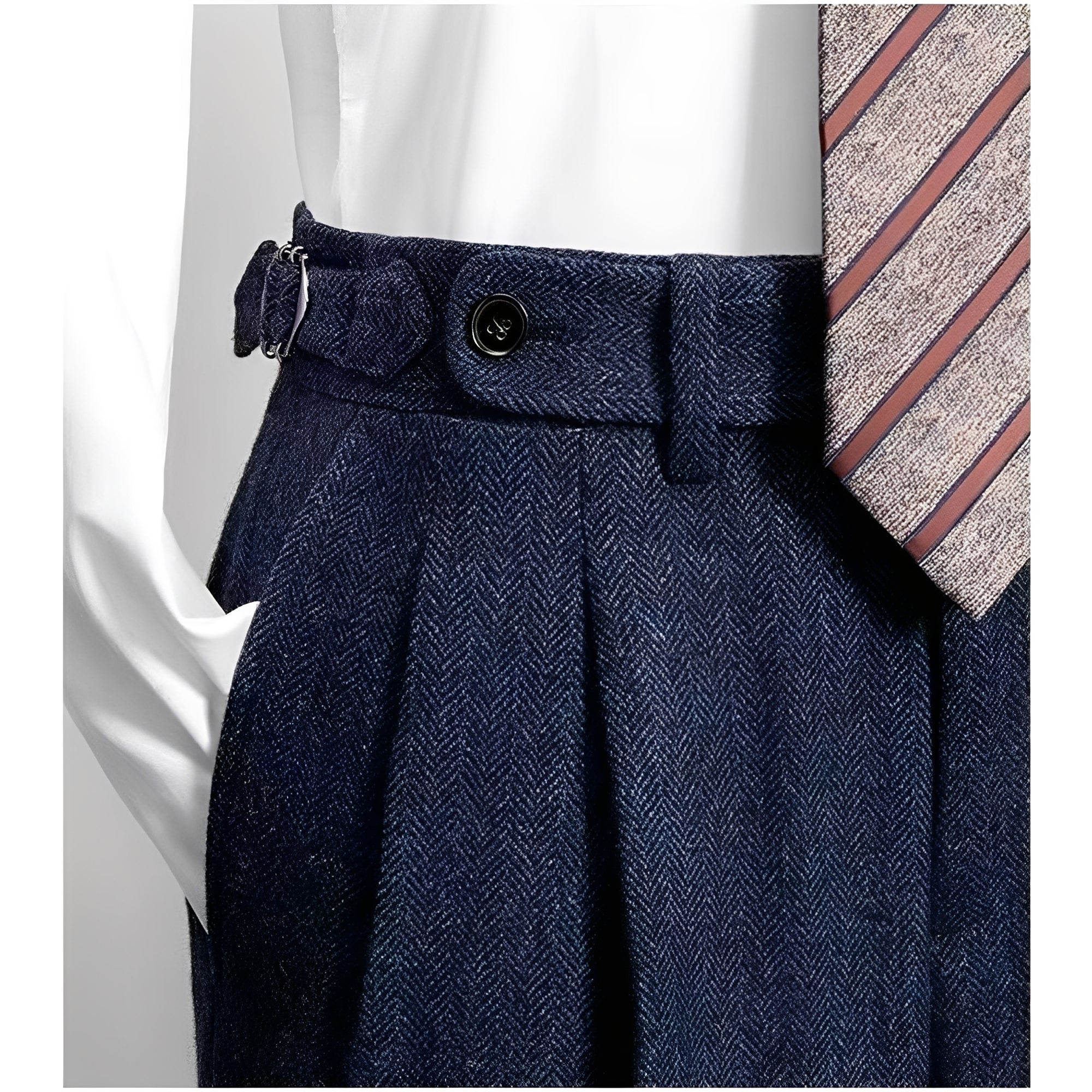 Bartosz – Pantalon de Loisir Tweed Hommes