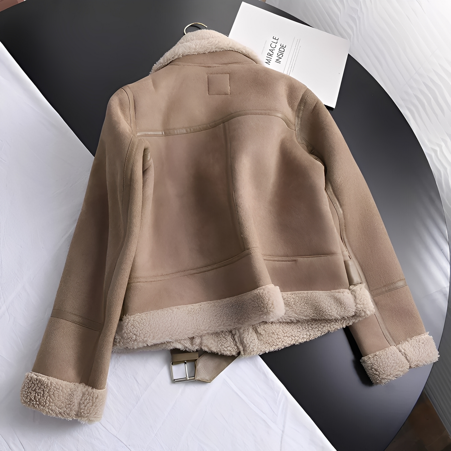 Crisilda - Manteau d'hiver épais et ample pour femme