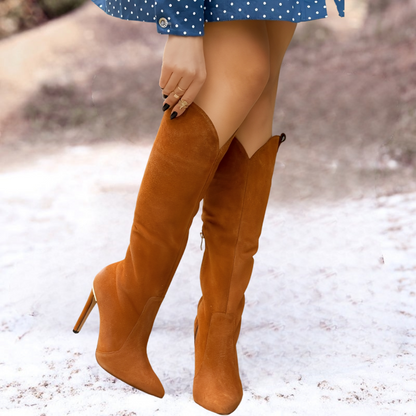 Mylène – Bottes en cuir élégantes