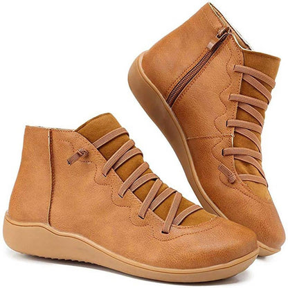 Afra – Bottines à lacets vintage