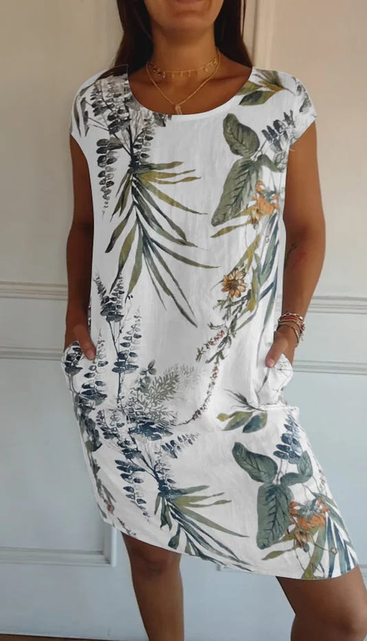Britt – Robe Imprimée Col Rond
