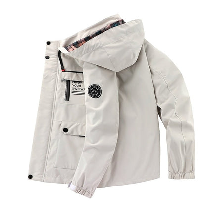 Luke – Veste Imperméable en Titane