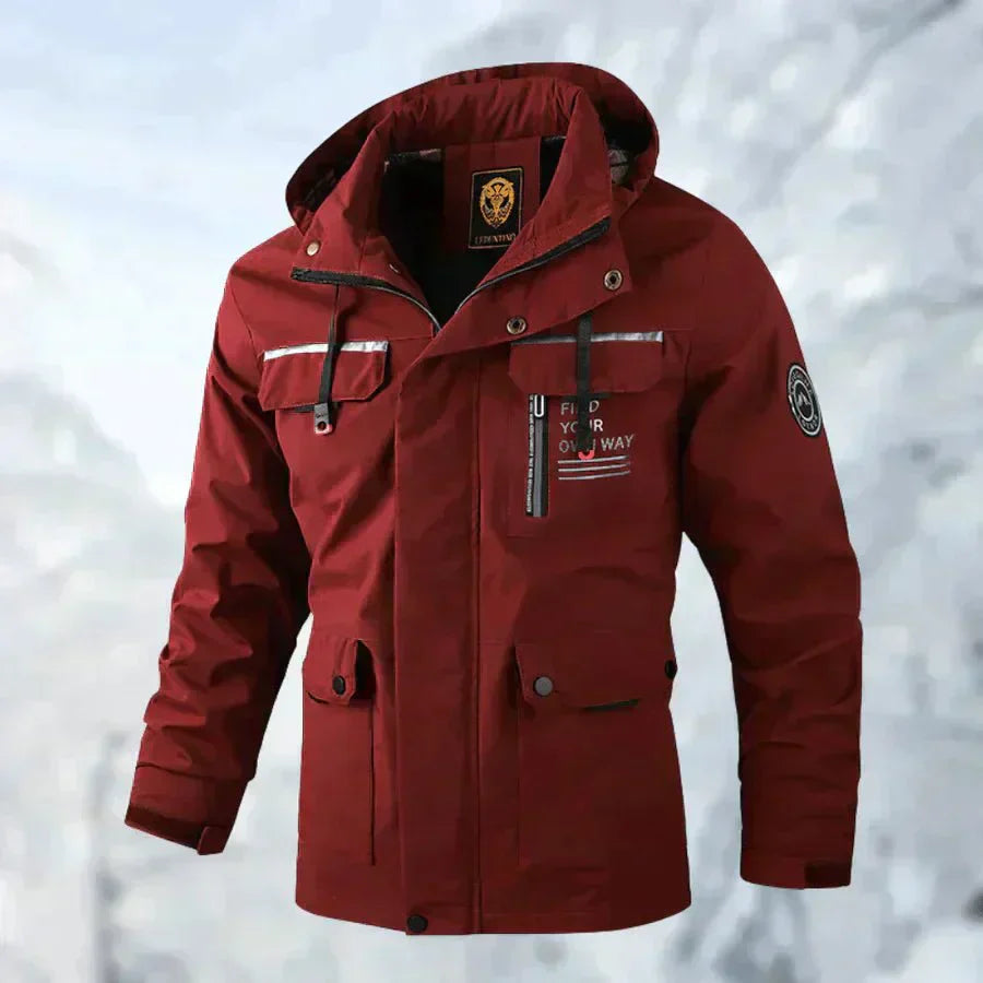 Luke – Veste Imperméable en Titane