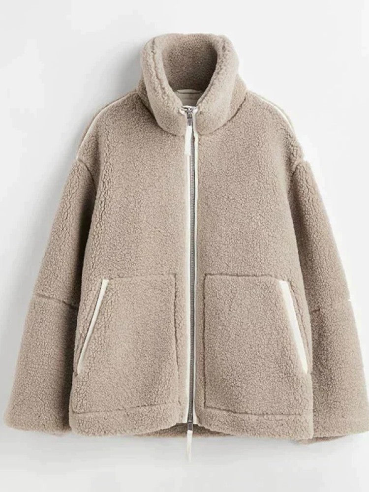 Daria – Manteau Teddy Oversize