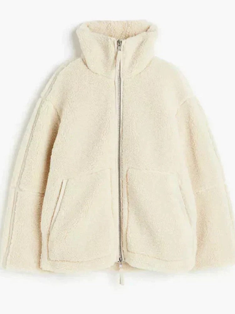 Daria – Manteau Teddy Oversize