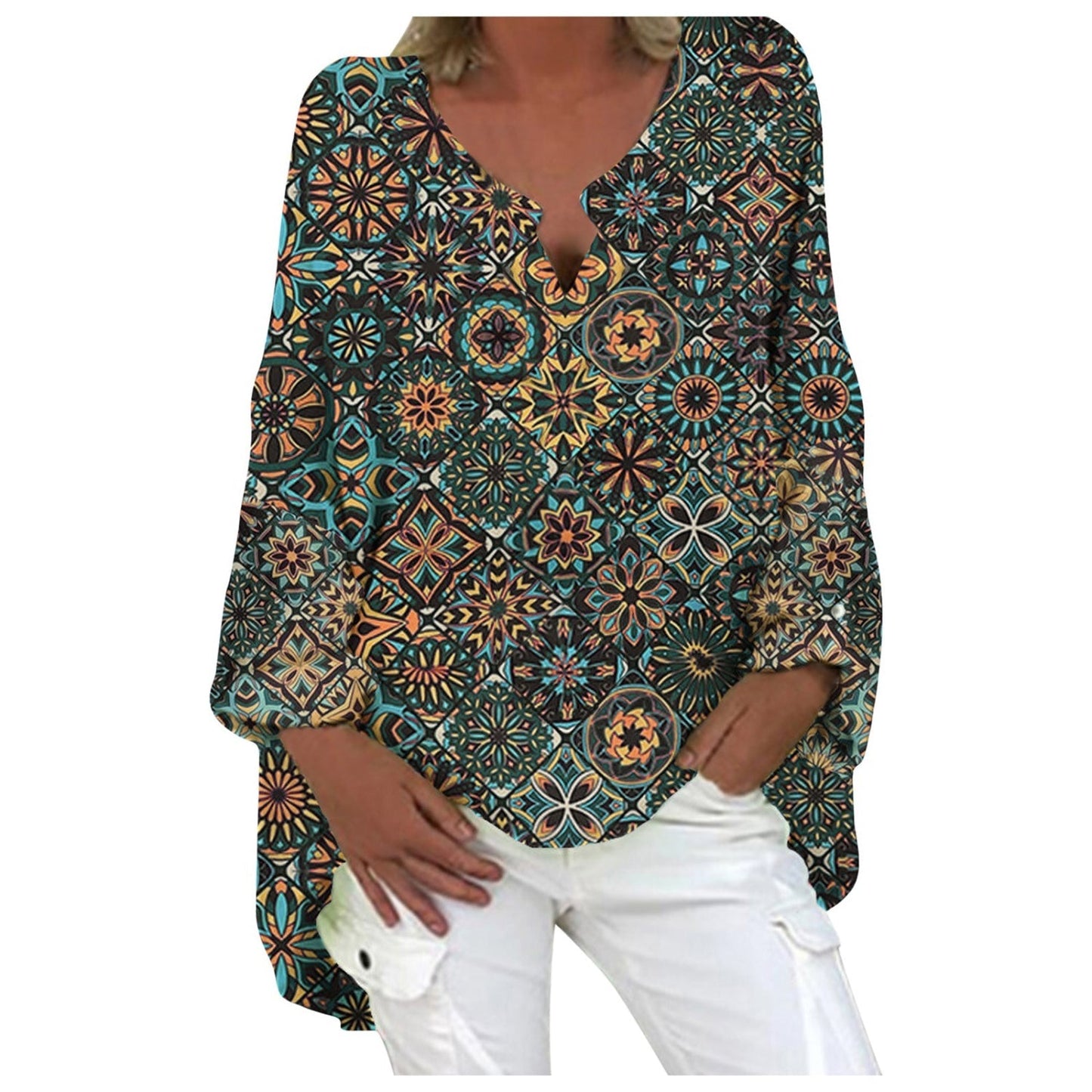 Mia – Blouse Élégante en Lin