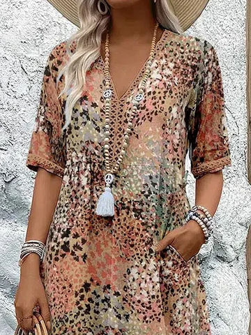 Caramina - Robe Midi Douce et Élégante pour Femmes