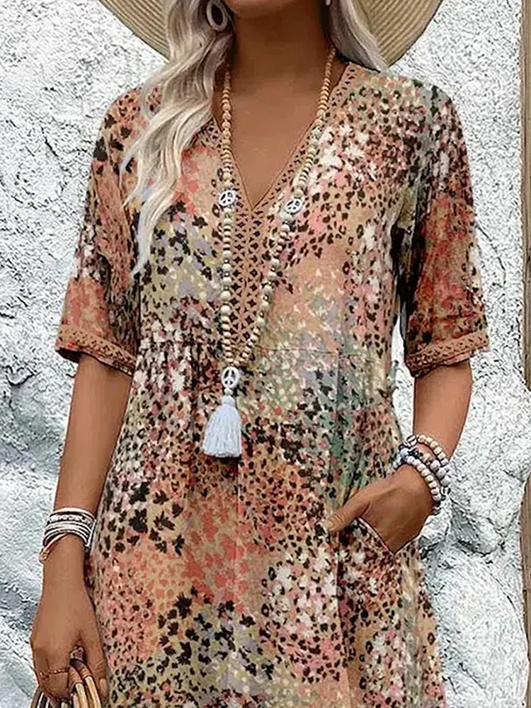 Caramina - Robe Midi Douce et Élégante pour Femmes