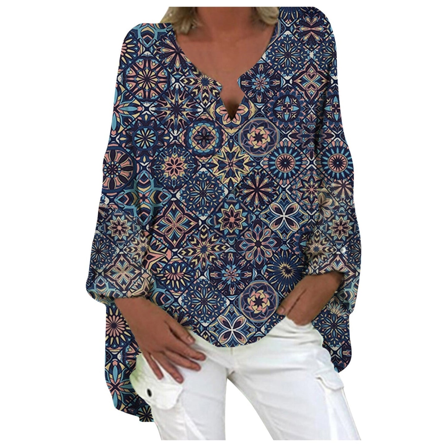 Mia – Blouse Élégante en Lin