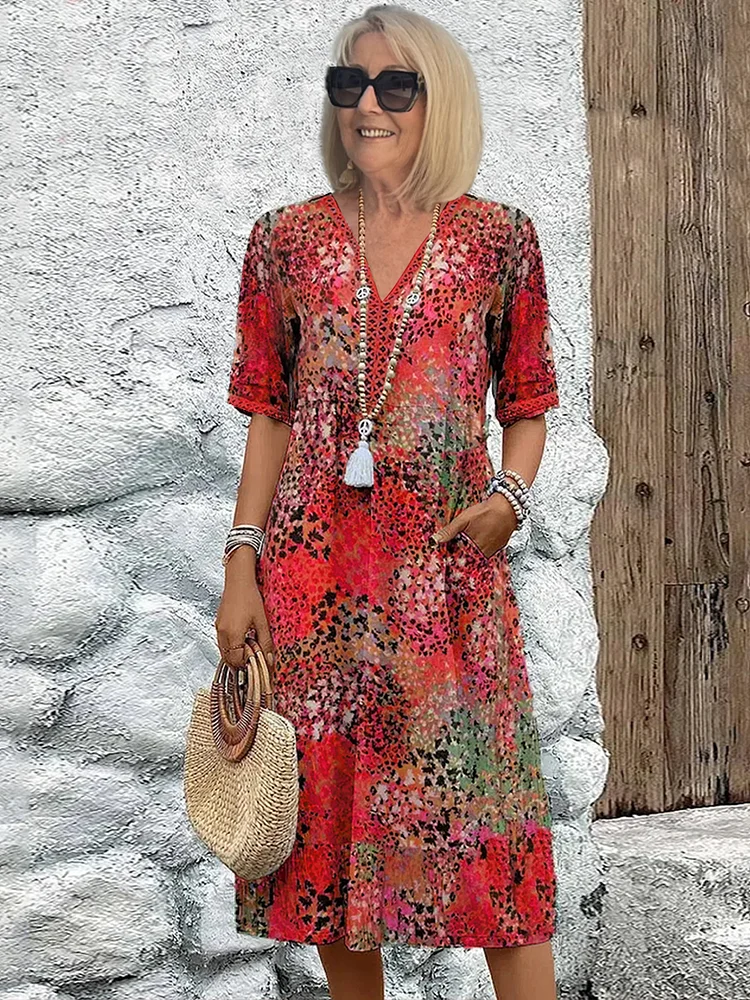 Fleur – Robe de Jardin Légère et Élégante