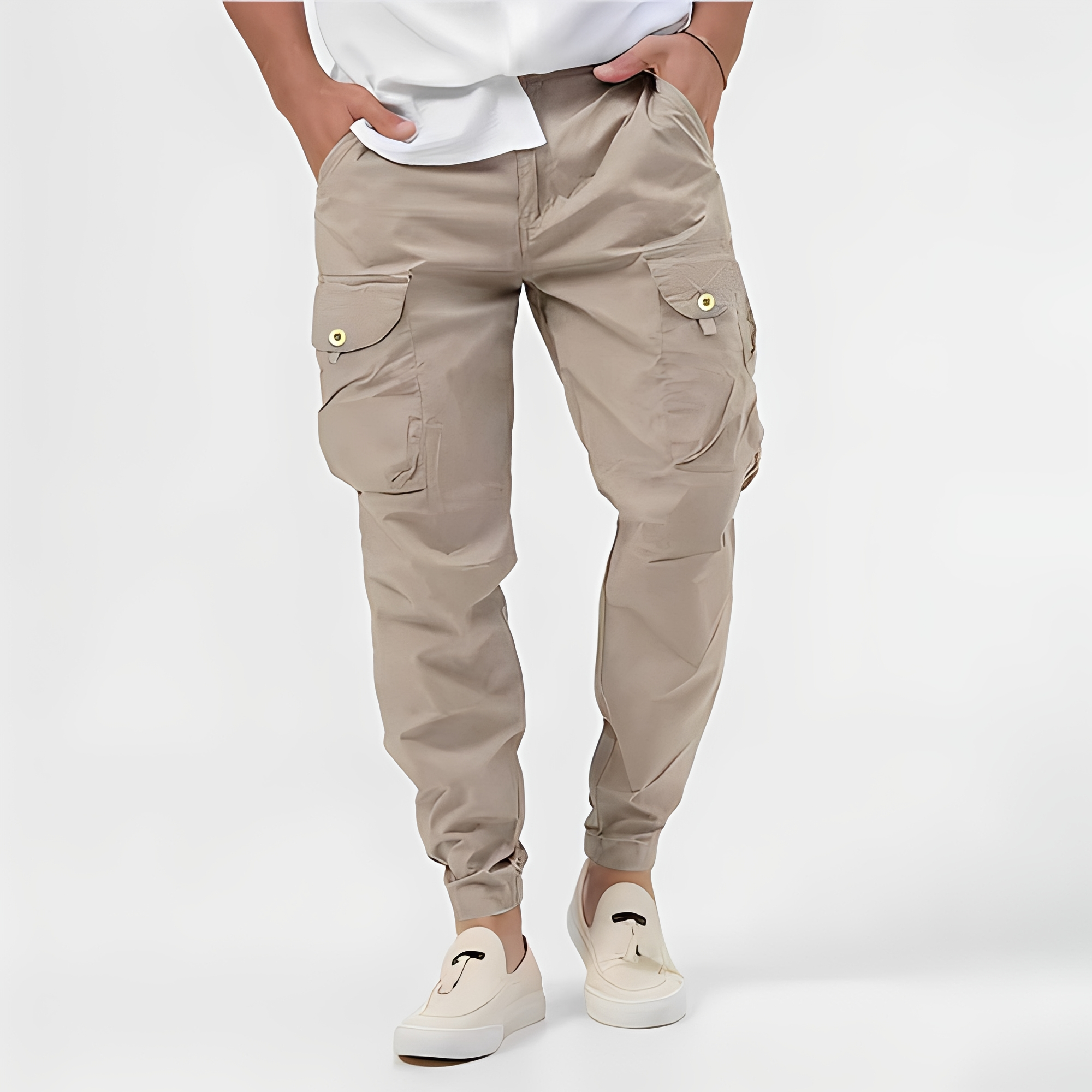 Glendel - Pantalons cargo tendance pour homme