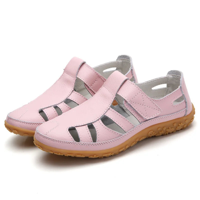 Marshana - Sandales confortables antidérapantes pour femmes, avec soutien orthopédique