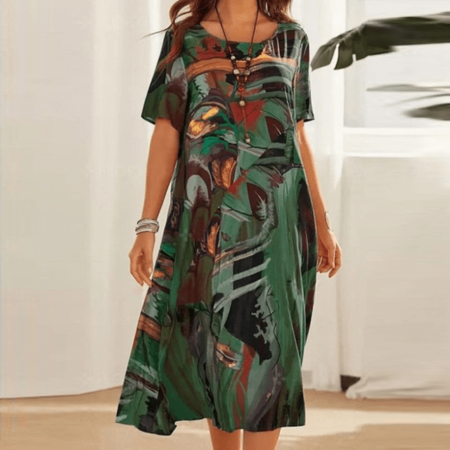 Elizabeth – Robe raffinée avec imprimé floral
