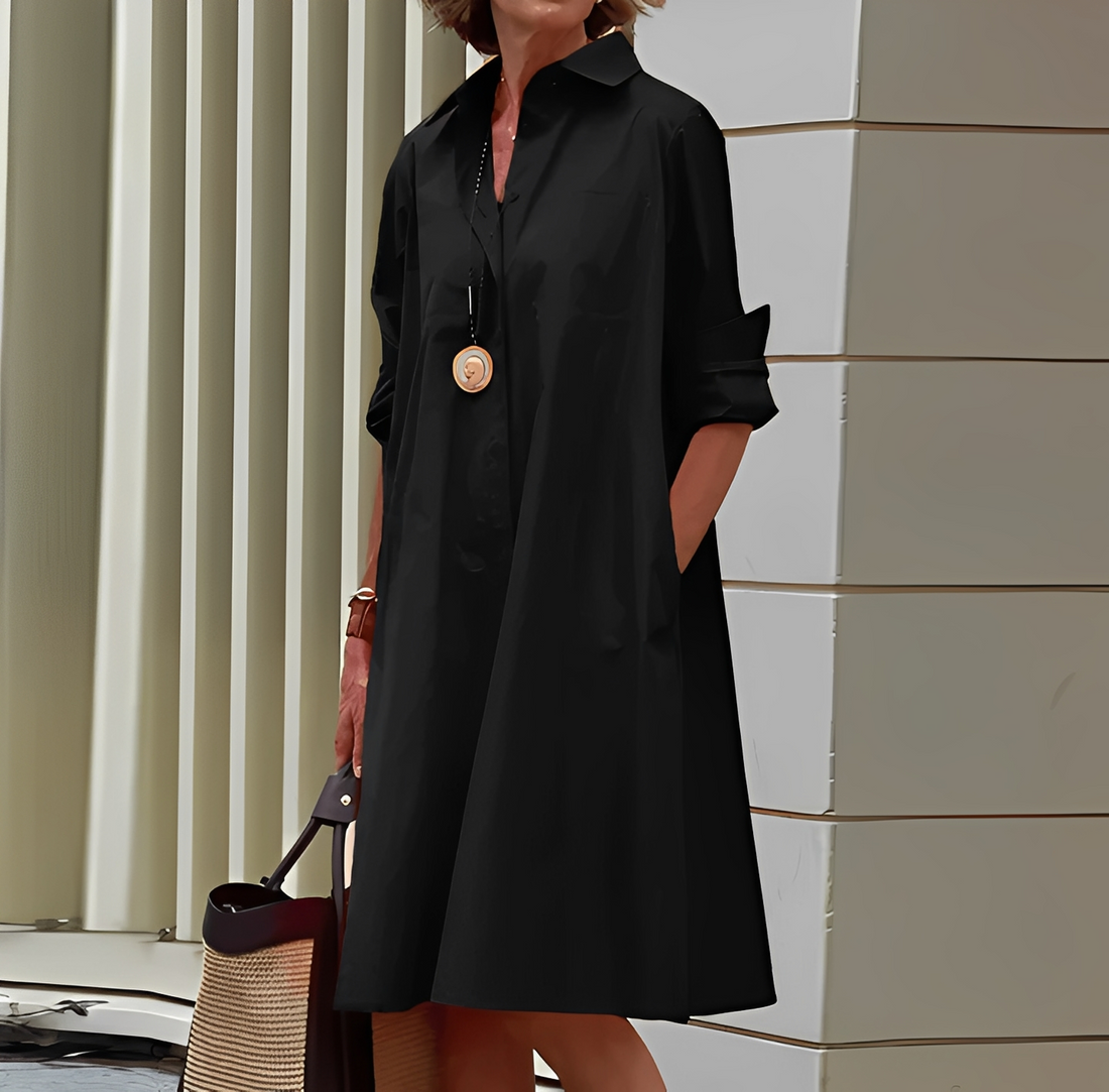 Micaela - Robe chemise élégante pour femme