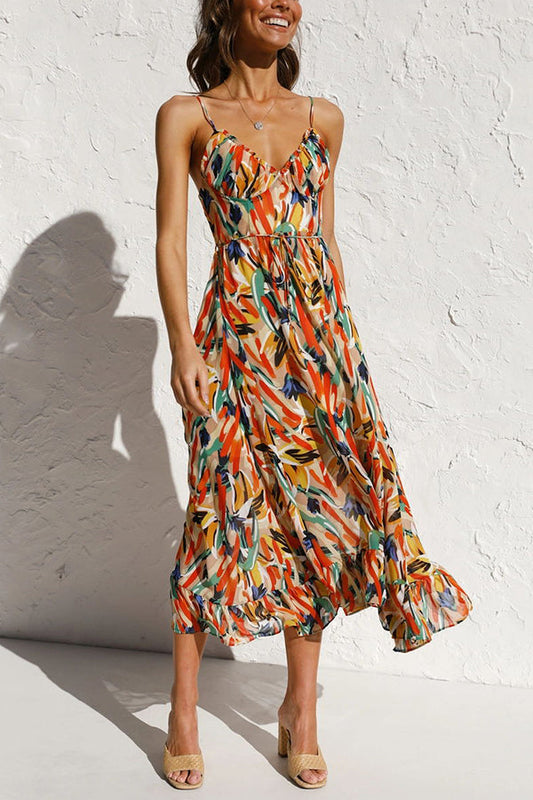 Charité – Robe midi colorée