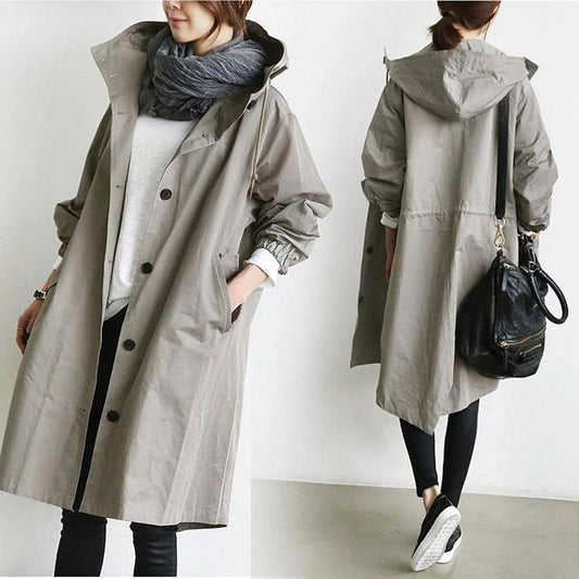 Maren – Trenchcoat Femme Léger Imperméable