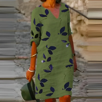 Amanda - Legerer Sommermantel mit einfarbigem Druck