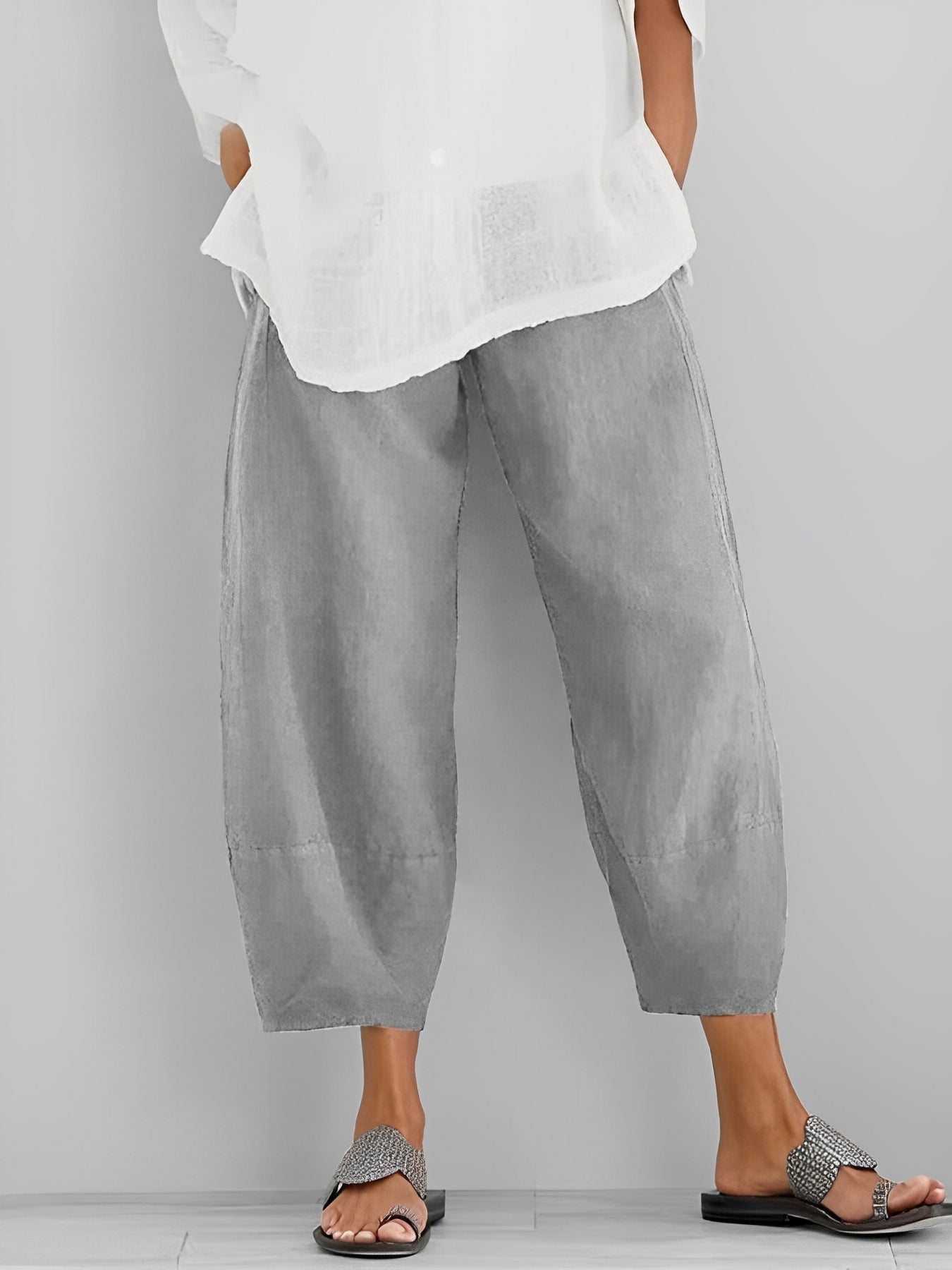 Alethea - Pantalon confortable à coupe ample pour femmes