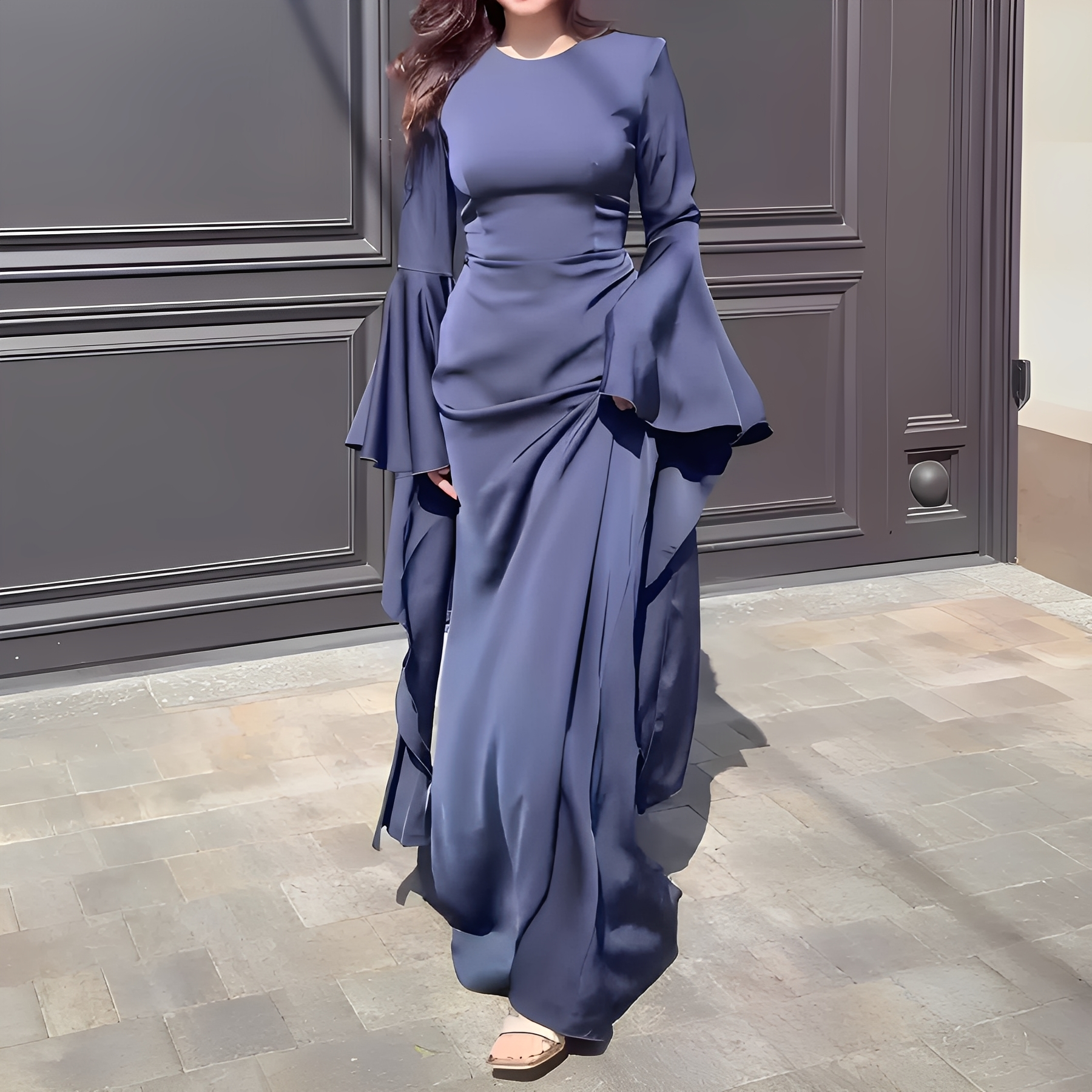 Cosete - Robe élégante à manches longues pour femmes