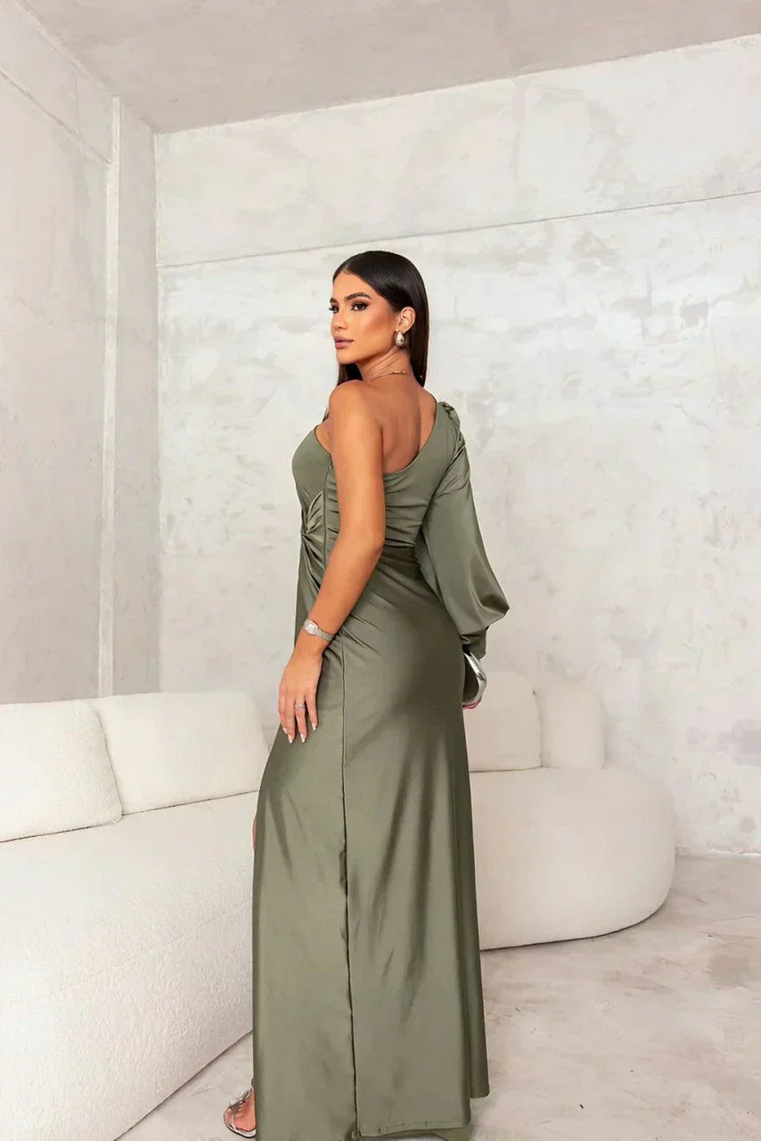 Melyssa – Robe de Soirée Chic à Épaule Dénudée