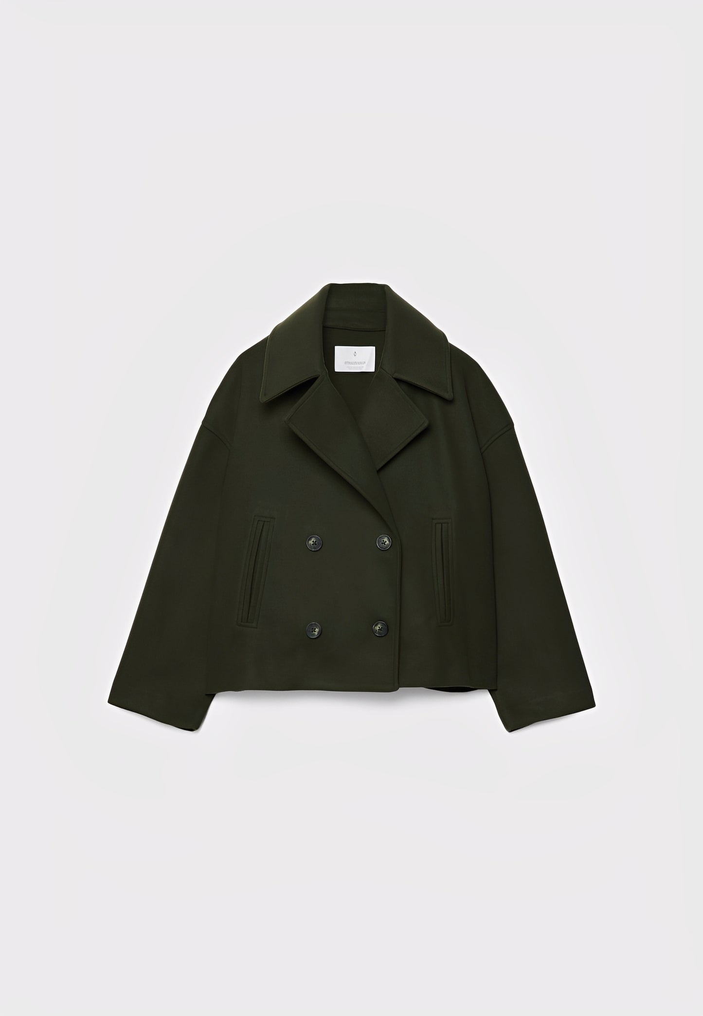 Claire – Veste Croisée Courte Élégante