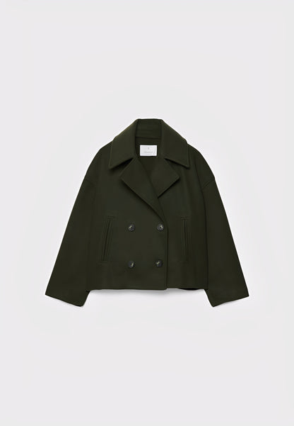 Claire – Veste Croisée Courte Élégante