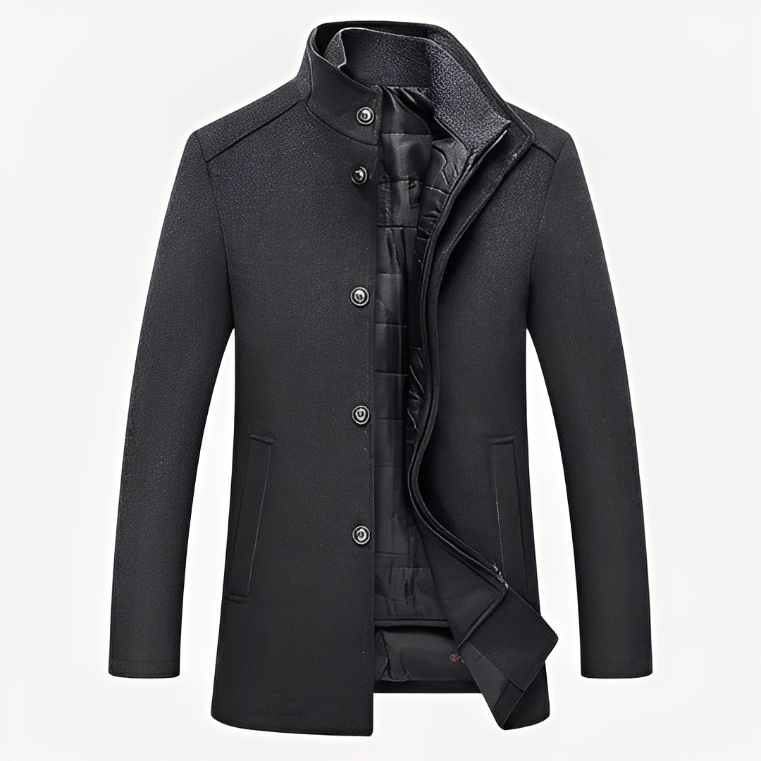 Tobin - Manteau en laine stylé pour hommes