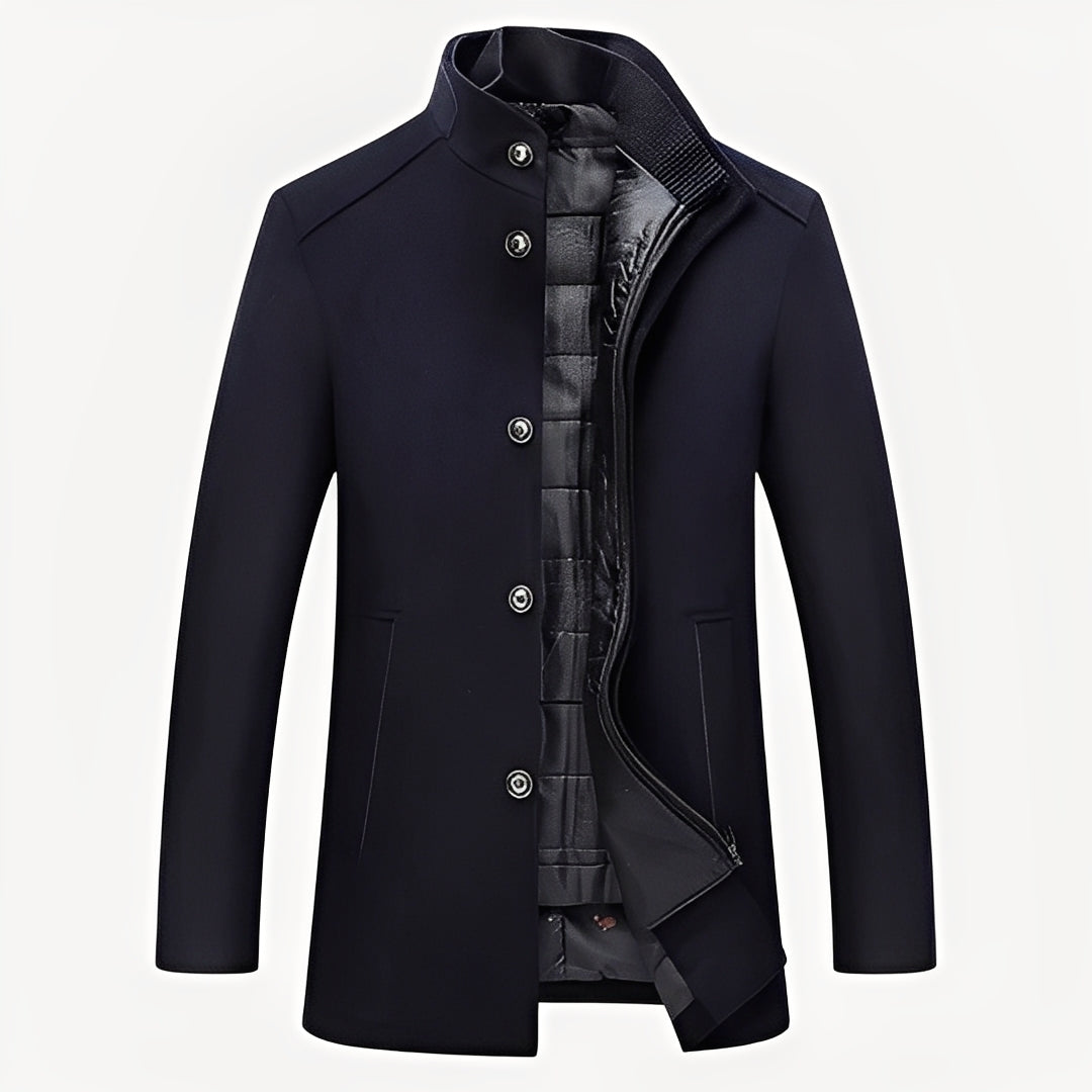 Tobin - Manteau en laine stylé pour hommes