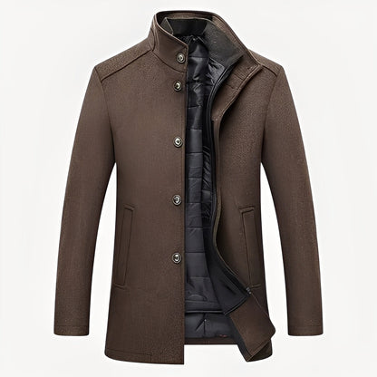 Tobin - Manteau en laine stylé pour hommes