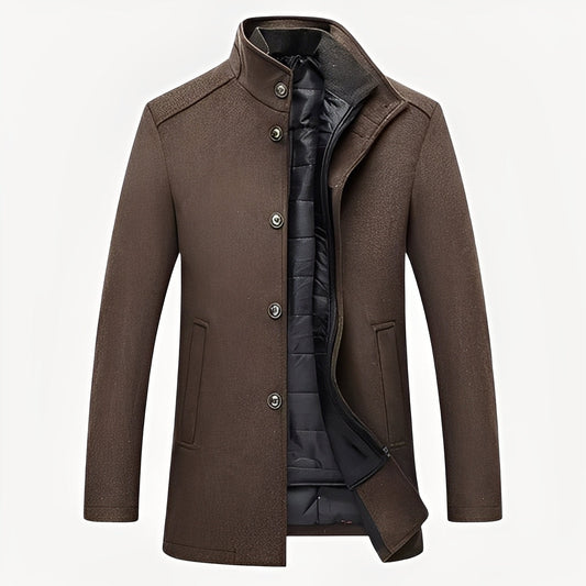 Tobin - Manteau en laine stylé pour hommes
