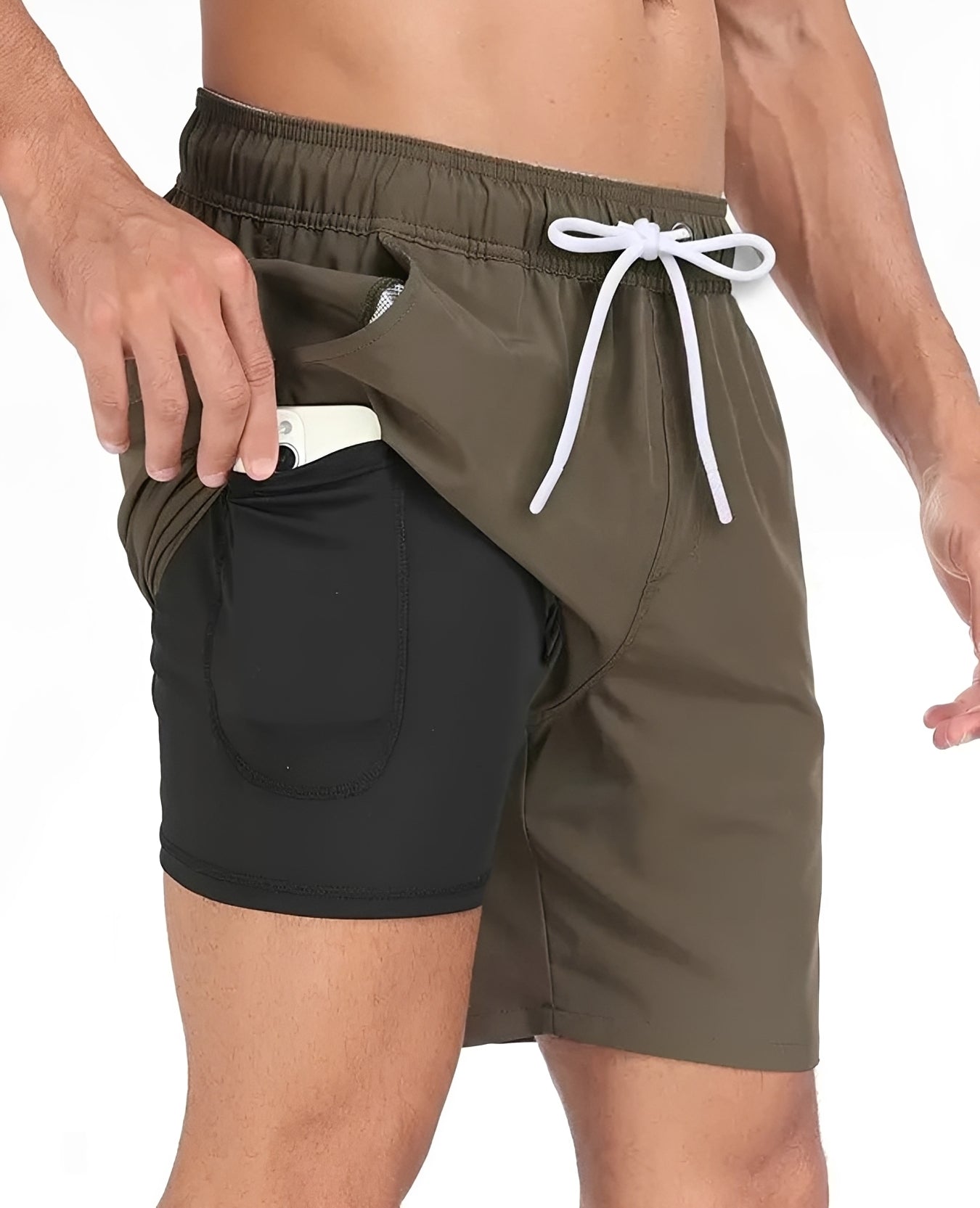 Adam – Short de bain pour homme – à séchage rapide