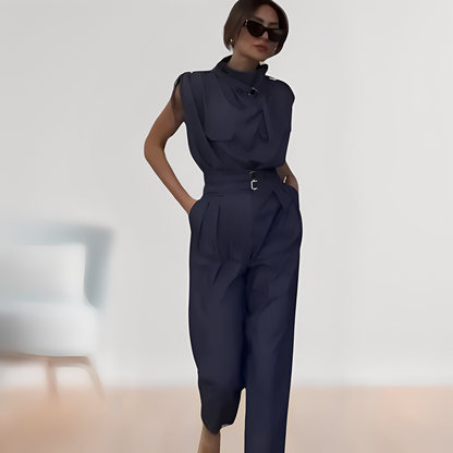 Leona – Jumpsuit chic sans manches