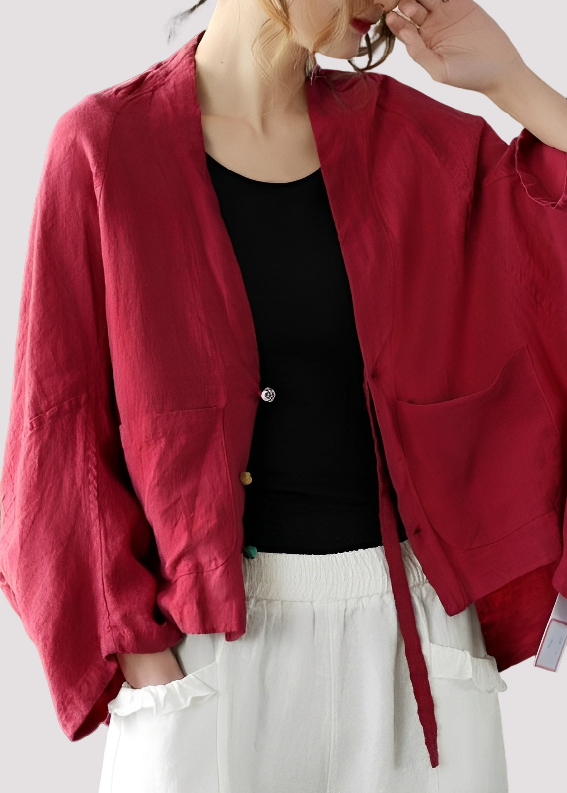 Tilly - Cardigan ample et décontracté avec poches pour femmes
