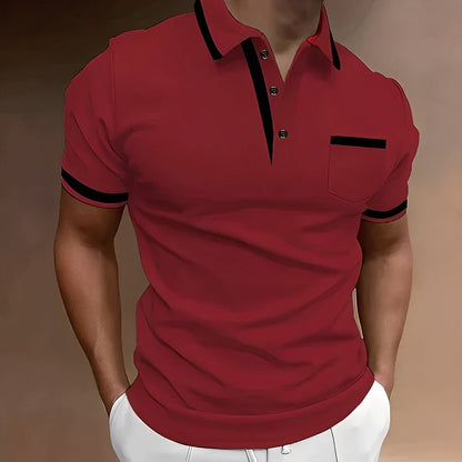 Callahan - Polo chic pour hommes avec poche