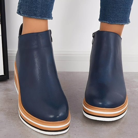 Sorrel - Bottes en cuir pour femmes avec fermeture éclair