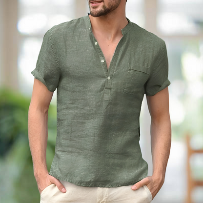 Korbin – Chemise légère en lin pour hommes