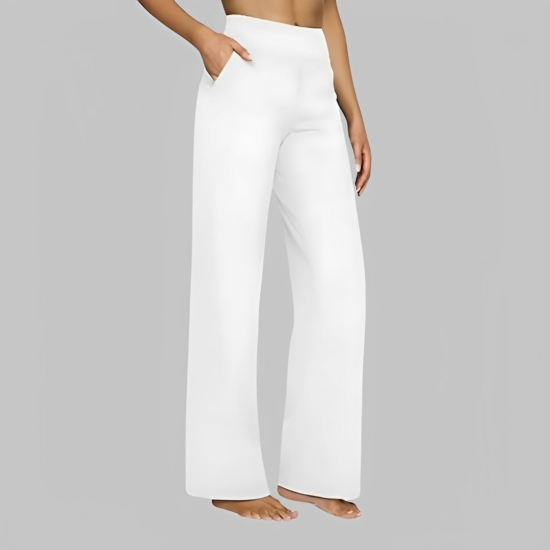 Roxanne - Pantalon Taille Haute Élastique