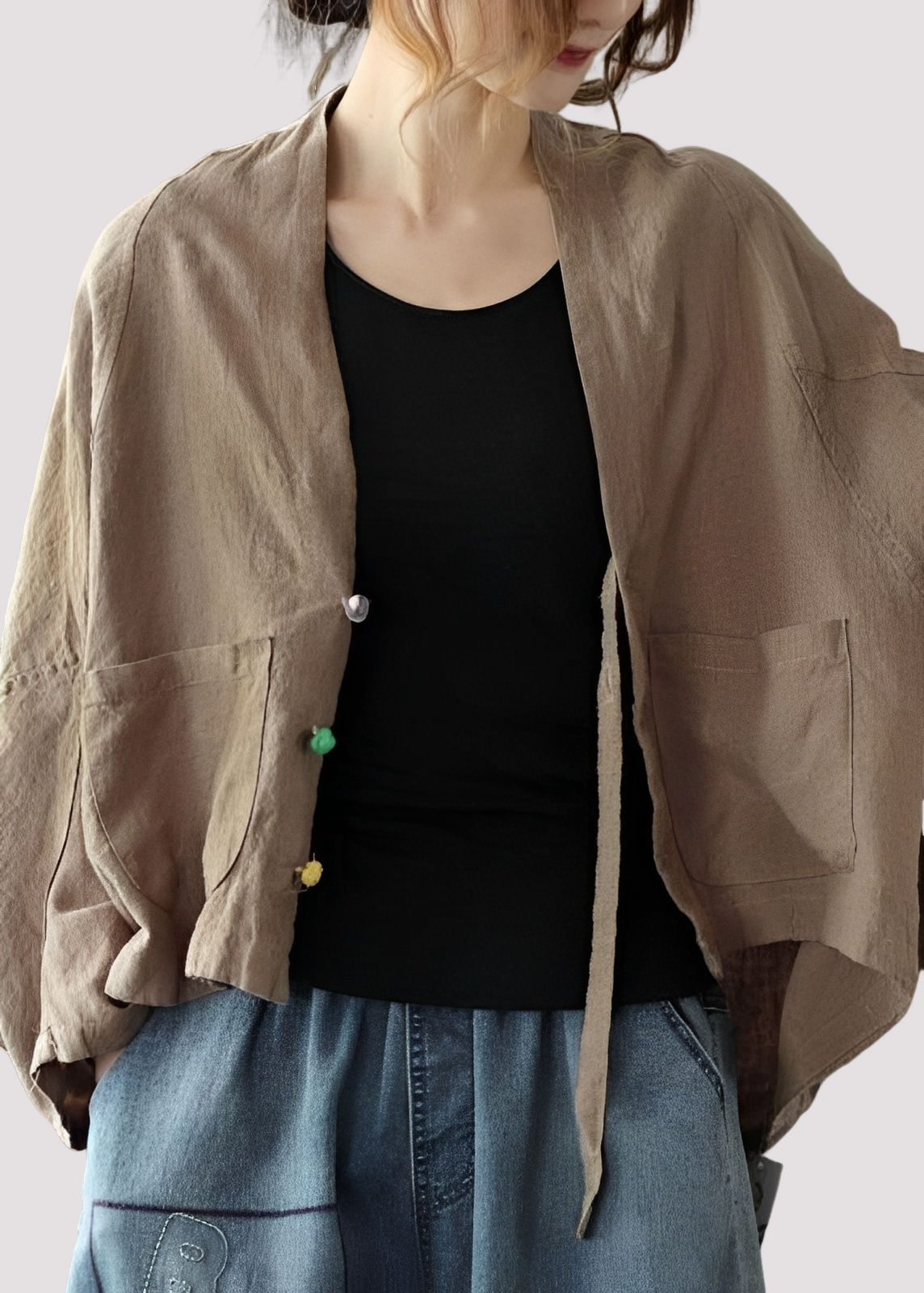 Tilly - Cardigan ample et décontracté avec poches pour femmes