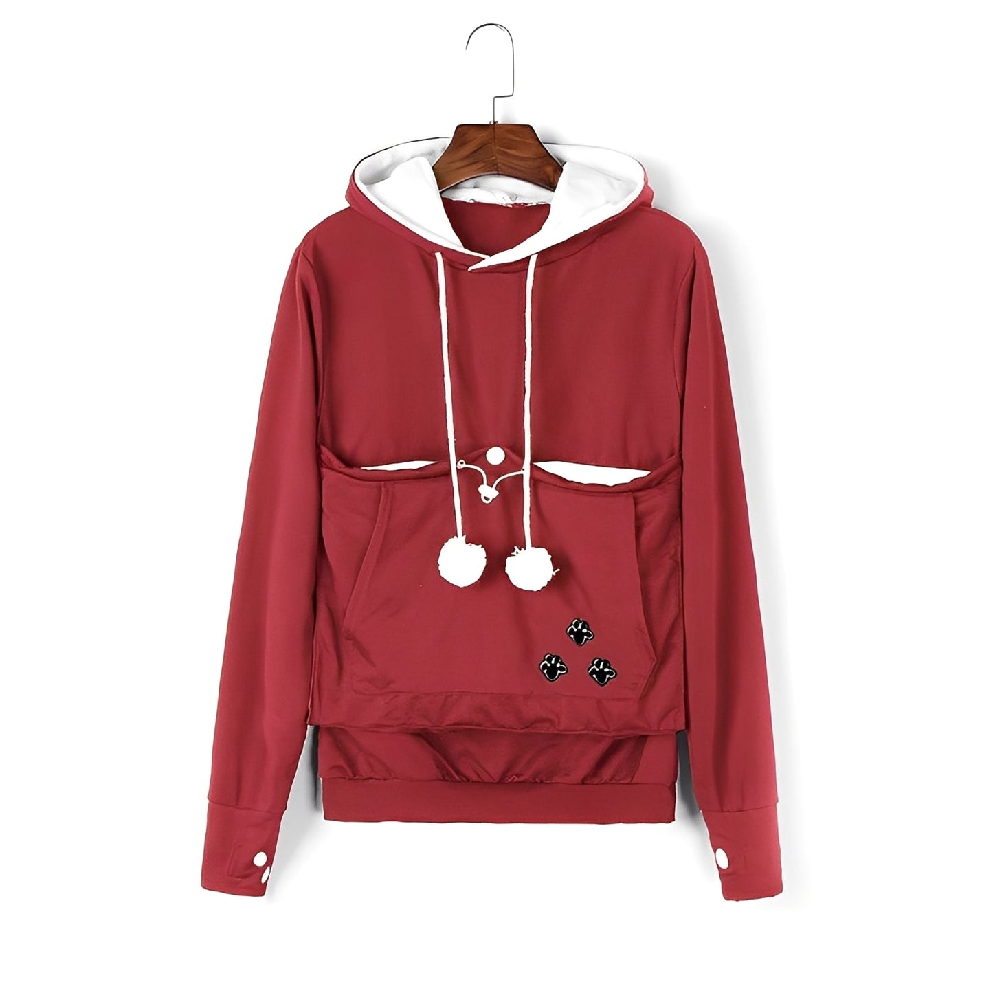 Samantha - Fashionable hooded sweatshirt with pocket for women