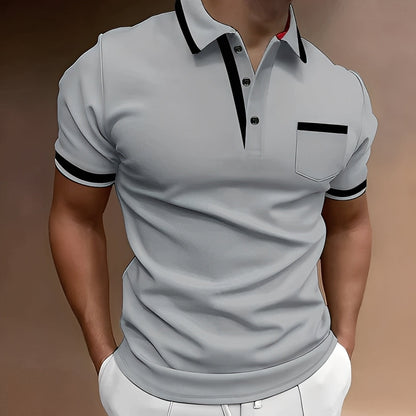 Callahan - Polo chic pour hommes avec poche