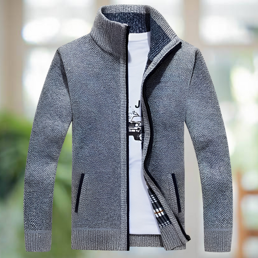 Iker – Gilet en tricot doublé pour hommes