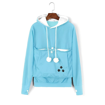 Samantha - Fashionable hooded sweatshirt with pocket for women