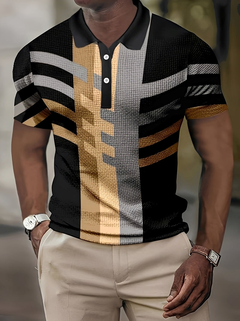 Ronny - Polo chic avec boutons pour hommes