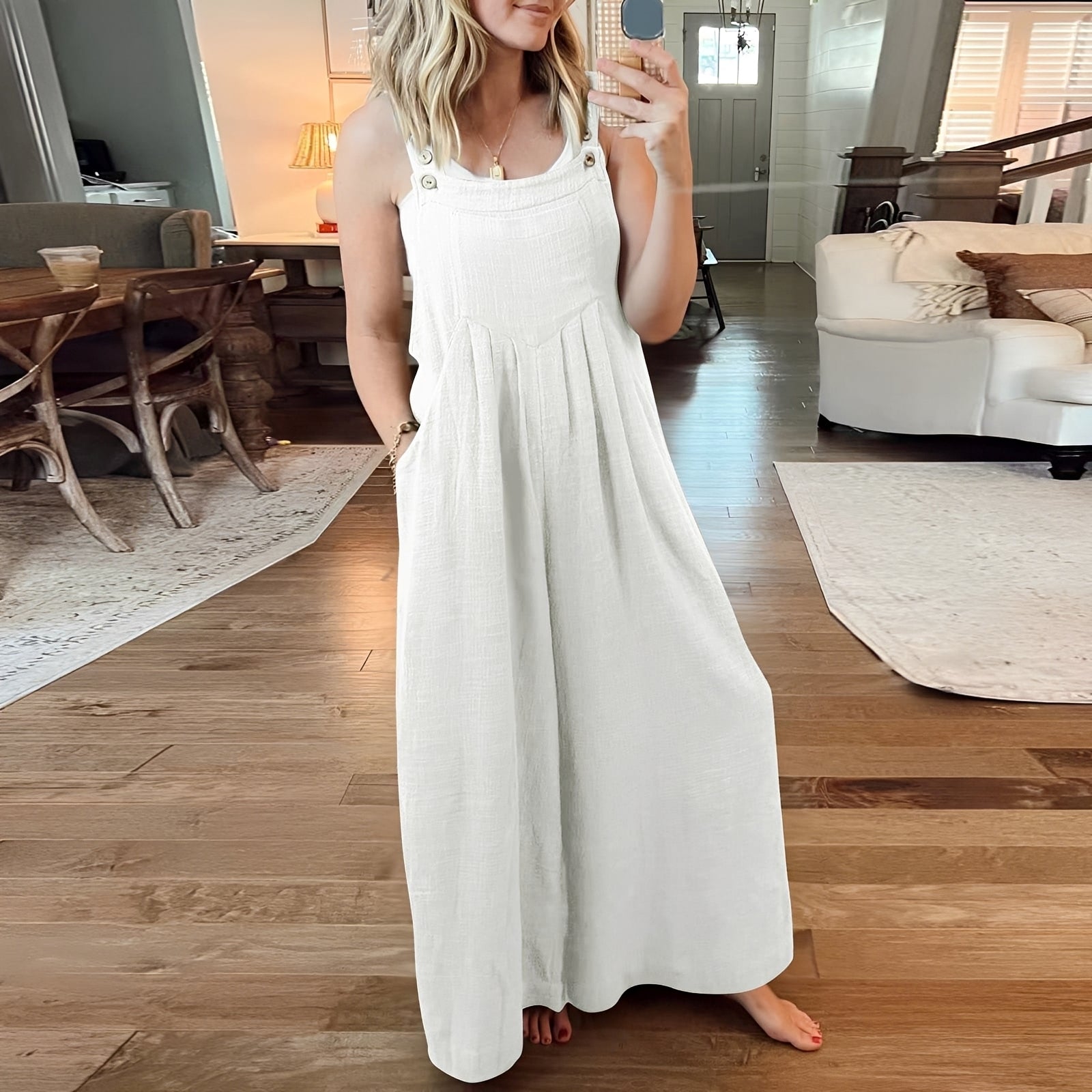 Chloe - Combinaison chic à jambes larges pour femmes