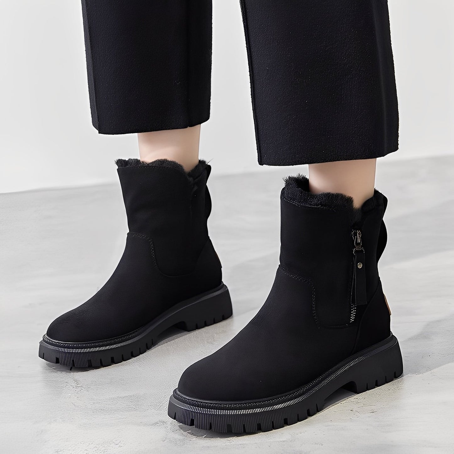 Raschelle - Bottes élégantes, légères, avec intérieur polaire pour femmes