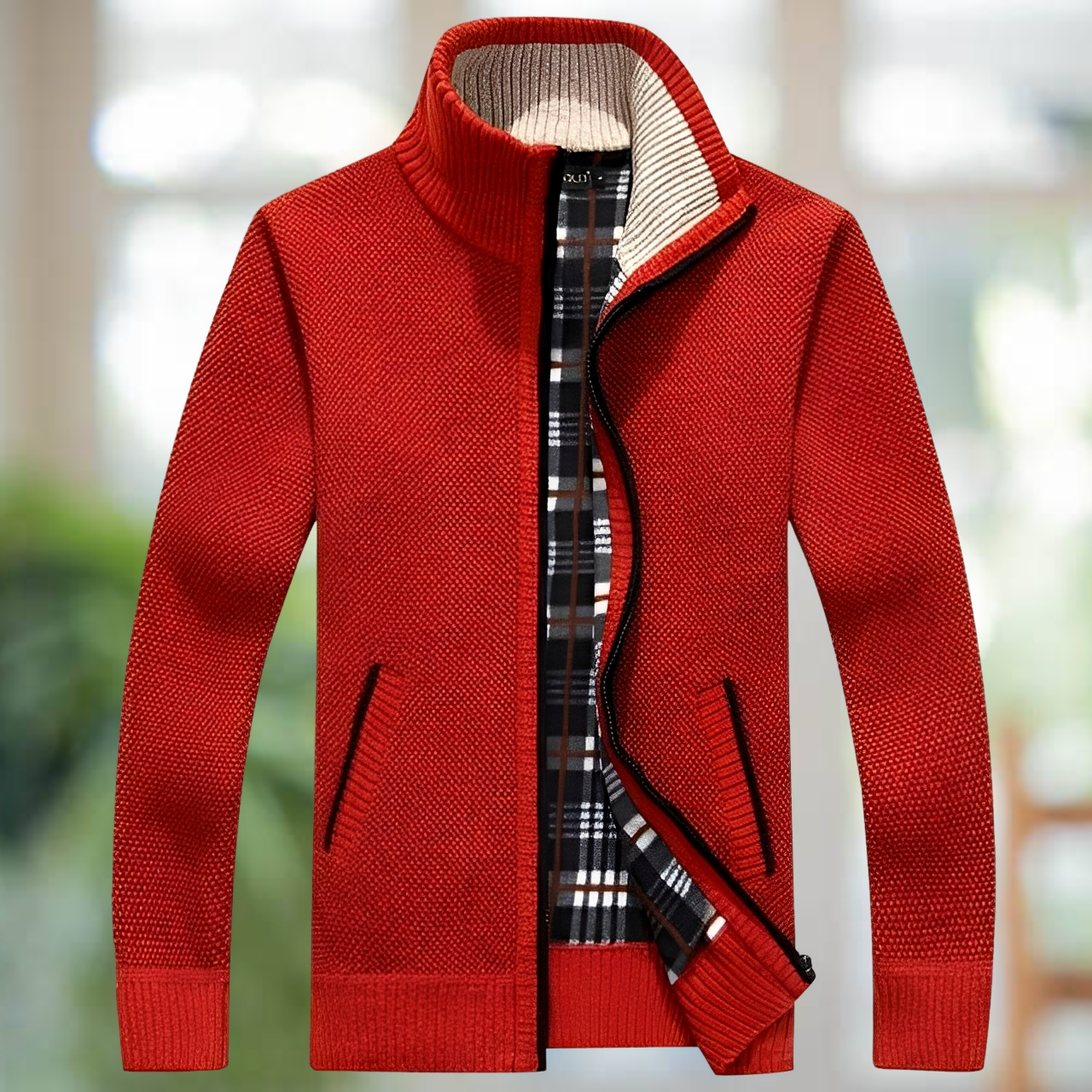 Iker – Gilet en tricot doublé pour hommes