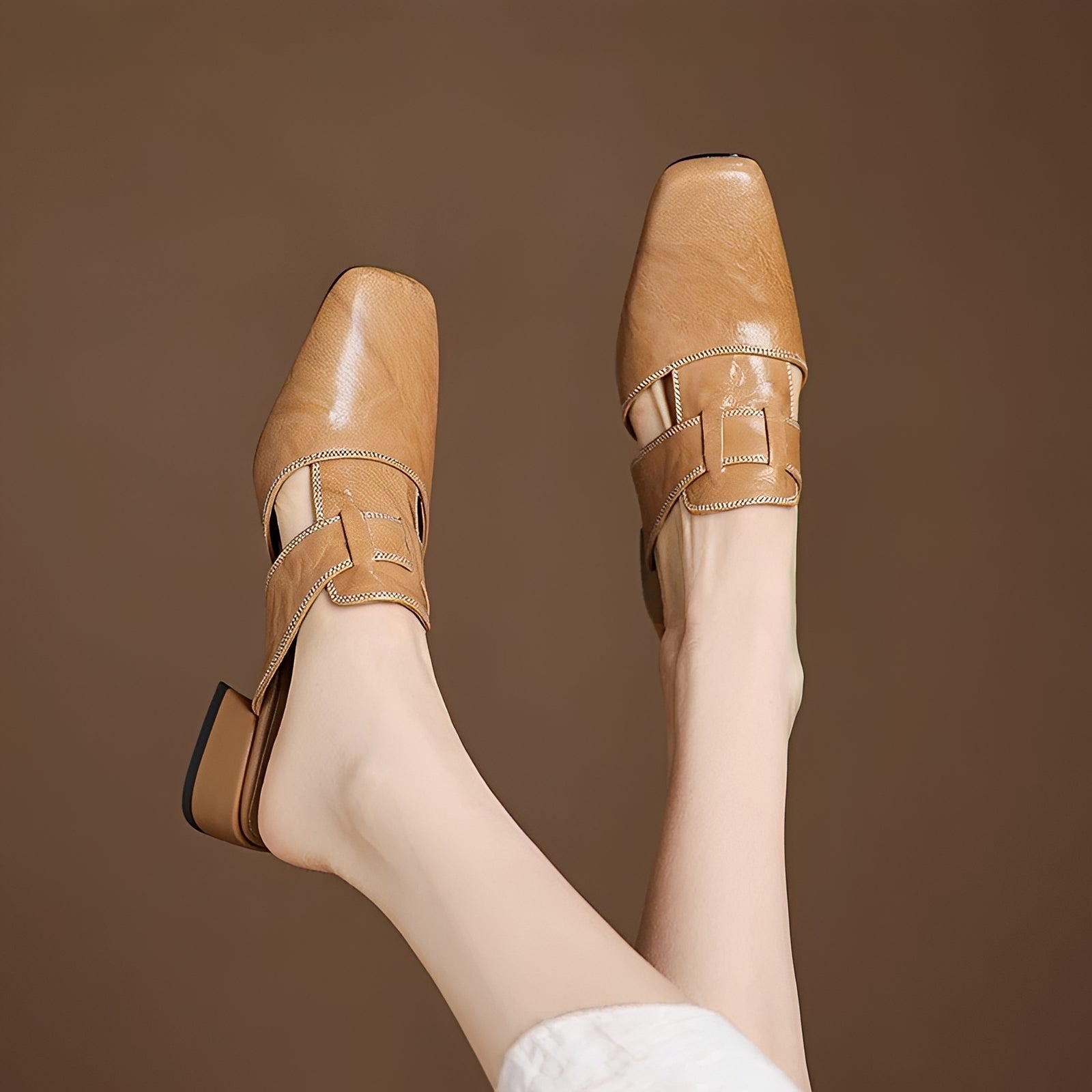 Evie - Mules Élégantes pour Sandales