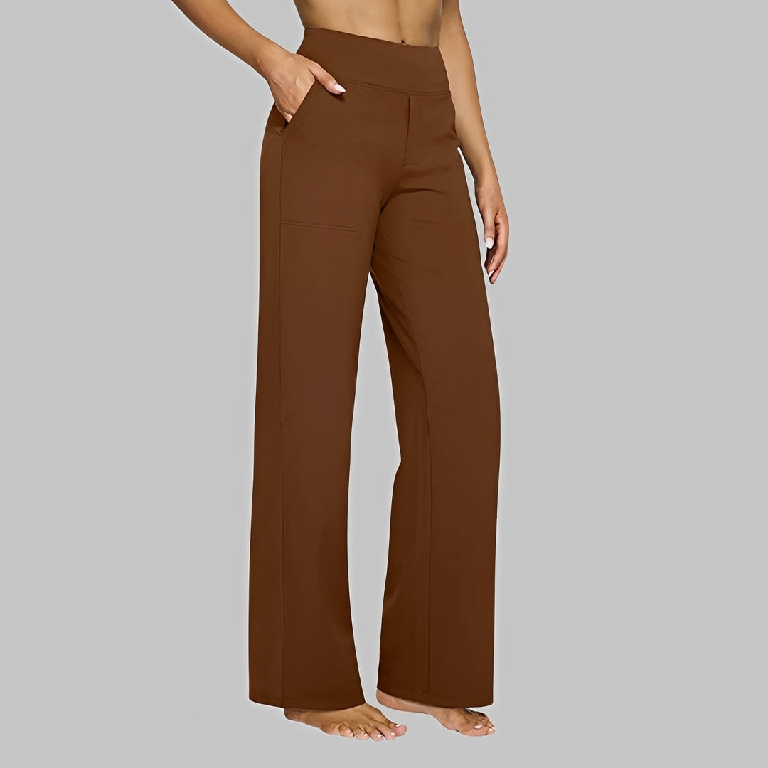 Roxanne - Pantalon Taille Haute Élastique